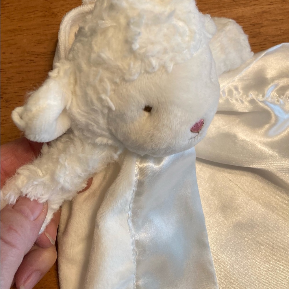 Bunnies by The Bay White Sheep Baby wrist Blanket